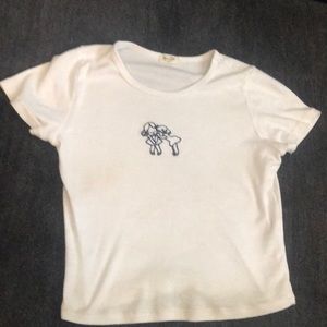 Brandy Melville Ashlyn Whispering Girls shirt